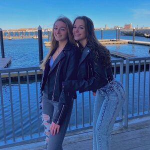 Revice denim spliced jeans